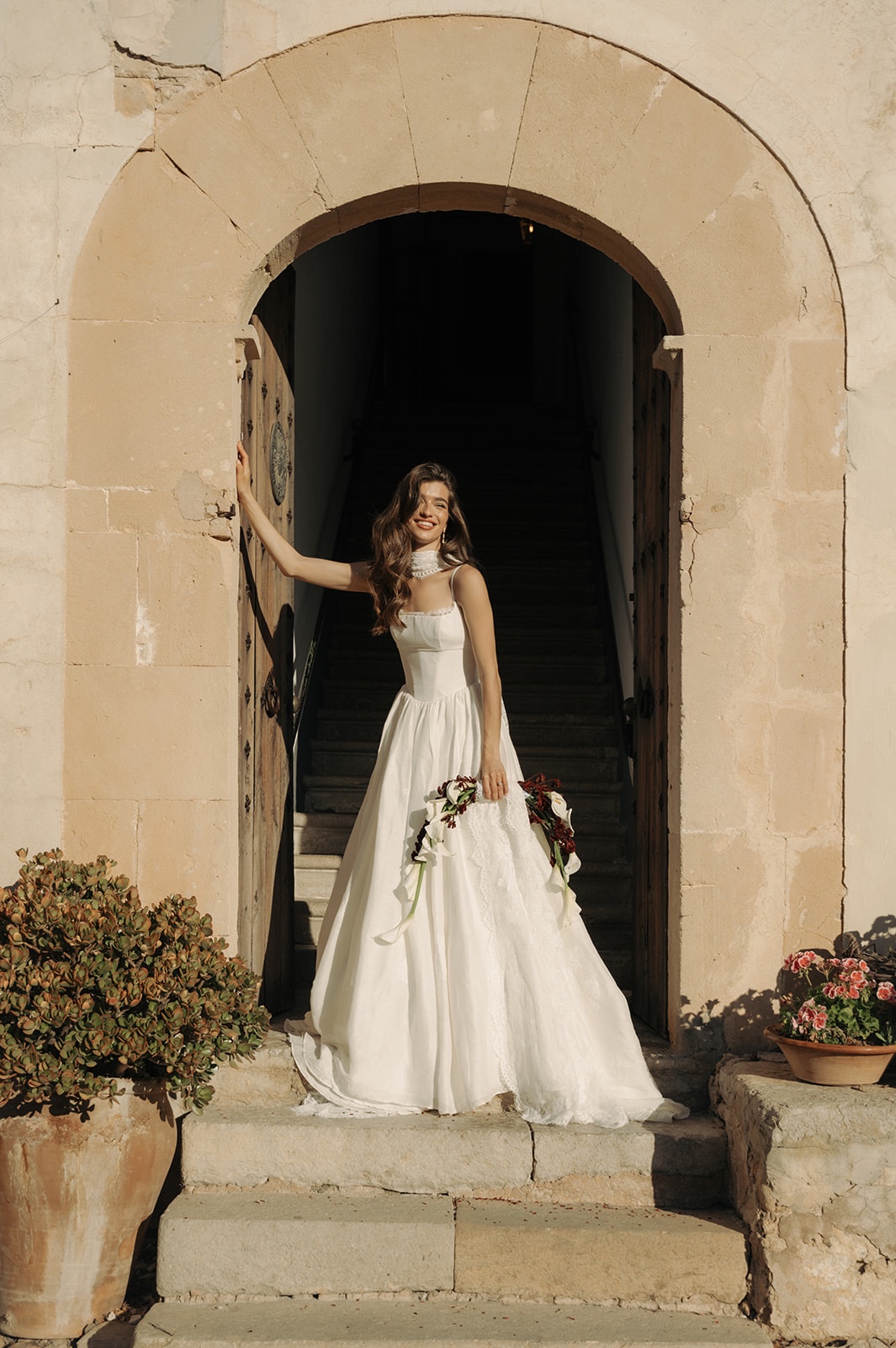 Modernes Brautkleid in der Bridal Boutique Heidelberg