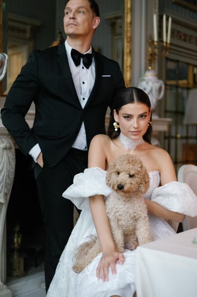 Modernes Brautkleid in der Bridal Boutique Heidelberg